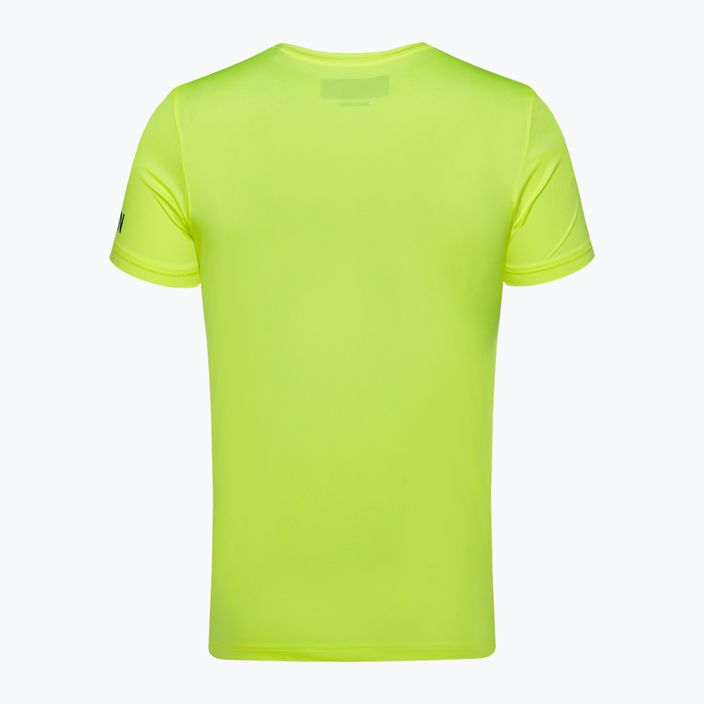 Herren HYDROGEN Basic Tech Tee fluoreszierend gelbes Tennisshirt 5