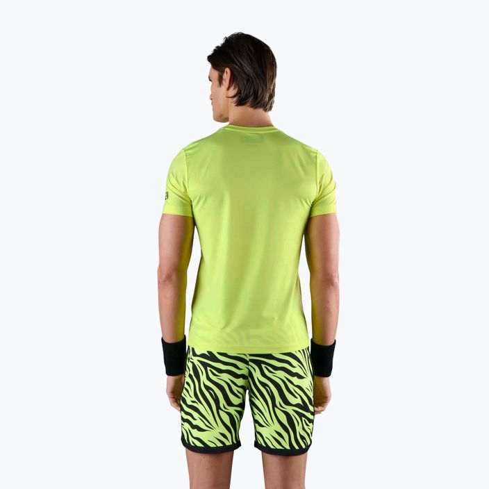 Herren HYDROGEN Basic Tech Tee fluoreszierend gelbes Tennisshirt 2
