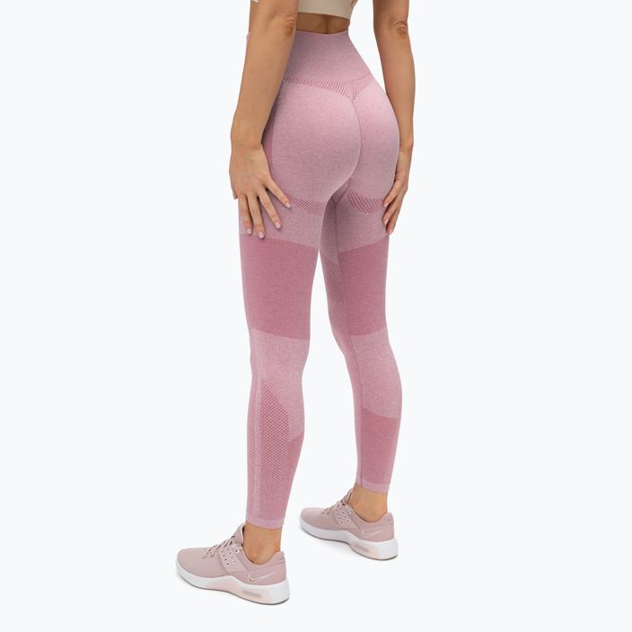 Damen-Leggings Gym Glamour Fusion rosa 332 3