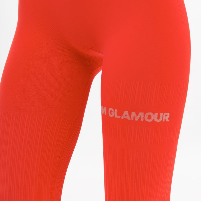 Women's Gym Glamour Push-up Leggings orange 369 5