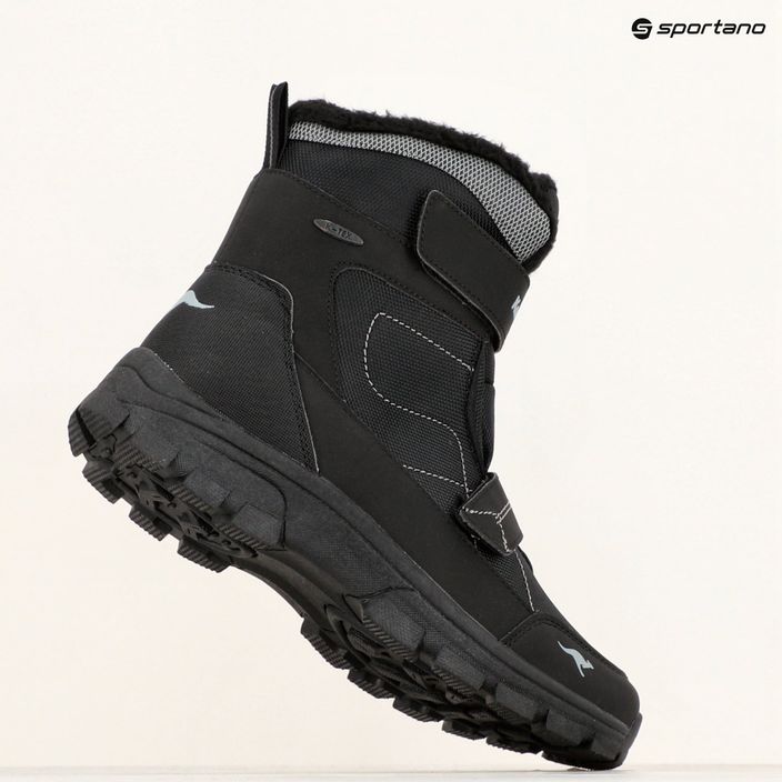 Herren Schneestiefel KangaROOS K-Simoo Heri V KTX jet schwarz 9