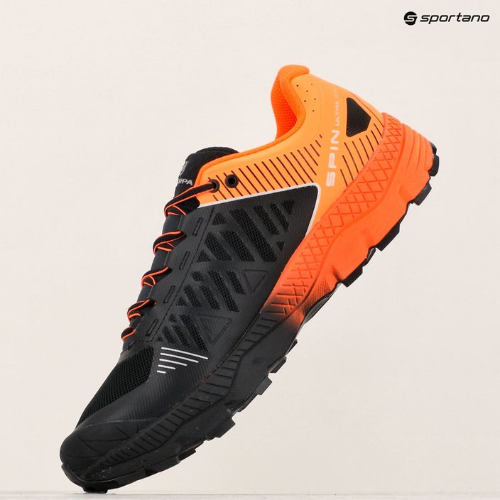 Herren Laufschuhe SCARPA Spin Ultra GTX orange fluo/schwarz 20