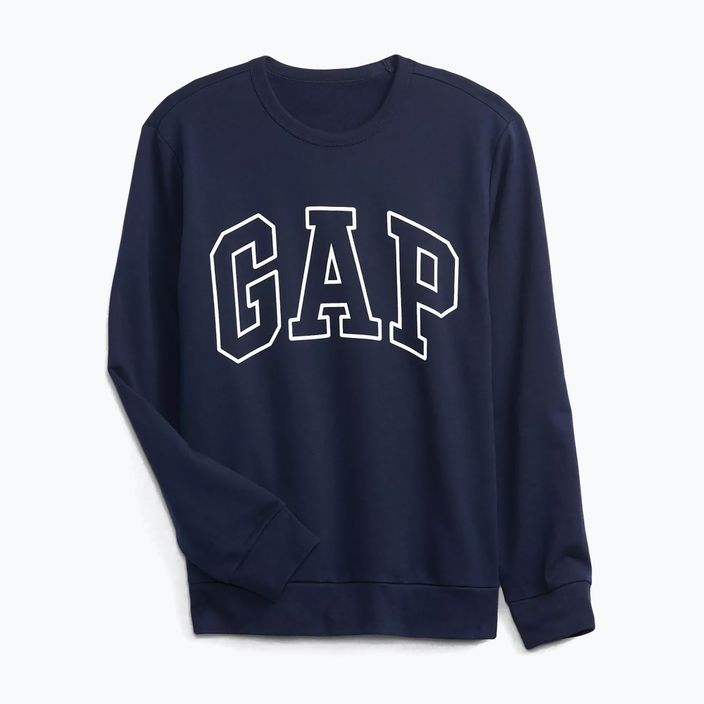 Herren GAP Logo Crewneck Sweatshirt blau navy 5
