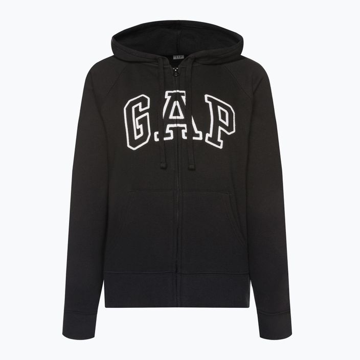 Damen GAP V-Gap Heritage FZ HD Sweatshirt echt schwarz 2