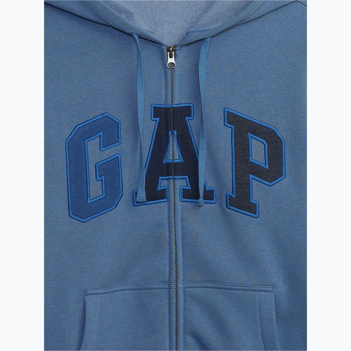 Herren GAP V-Heritage Logo Neuheit FZ Sweatshirt bainbridge blau 2