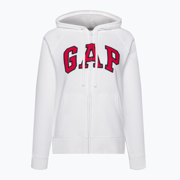 Damen GAP V-Gap Heritage FZ HD Sweatshirt Optik weiß 3