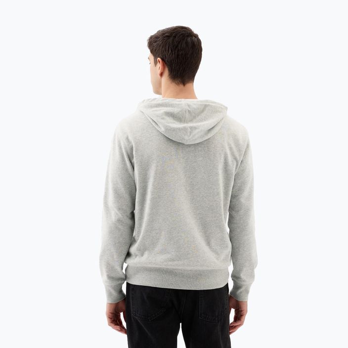 Herren GAP Erbe Französisch Terry Fullzip Logo Sweatshirt Licht Heidekraut grau 3