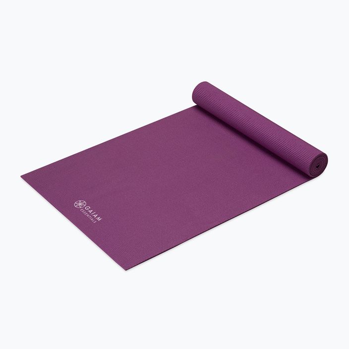 Gaiam Frauen Yoga-Matte 6 mm lila 63313 2