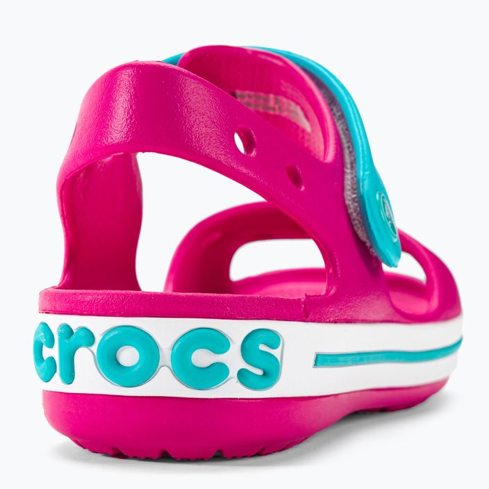 Crocs Crockband Kinder Sandalen candy pink/pool 9