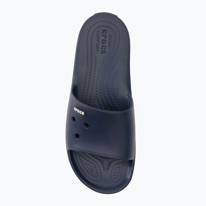 Crocs Crocband III Slide Flip Flops navy/weiß 6