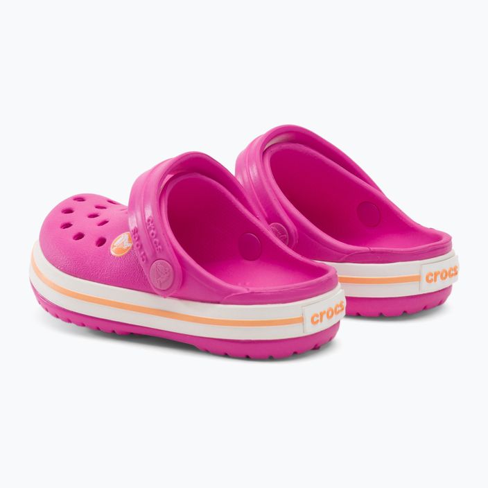 Crocs Kids Crocband Clog rosa/karamellfarbene Flip-Flops 4