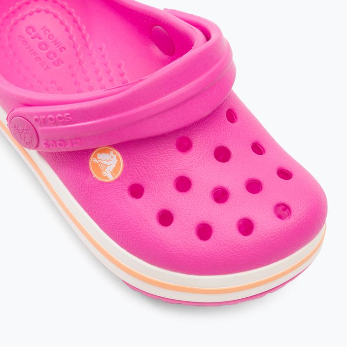 Crocs Kids Crocband Clog rosa/karamellfarbene Flip-Flops 8