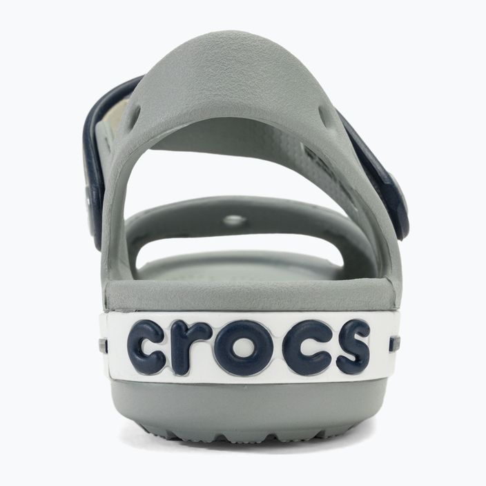 Sandalen Kinder Crocs Crockband Kids Sandal light grey/navy 6