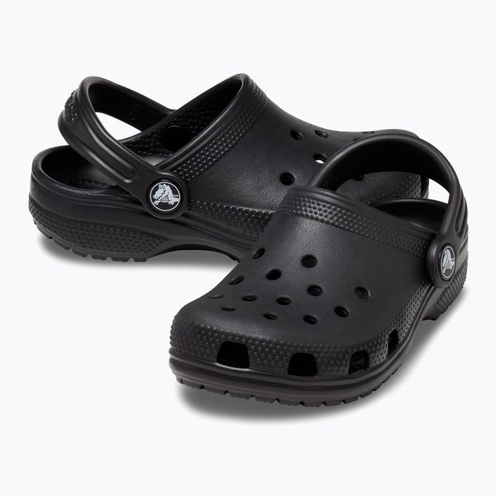 Crocs Classic Clog T schwarz Kinder-Pantoletten 8