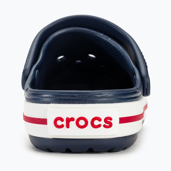 Crocs Crocband Clog Pantoletten für Kinder navy/rot 8