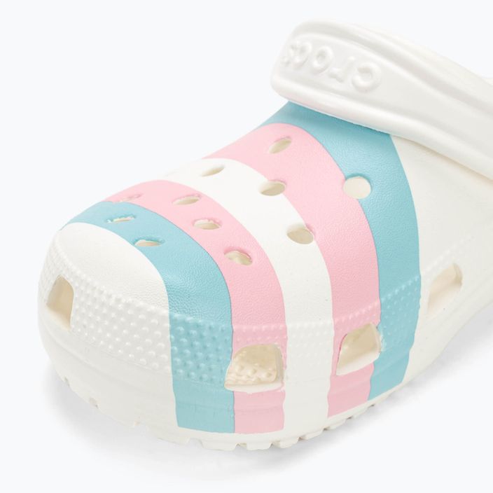 Slides Schlappen  Crocs Classic Seasonal Printed white/multi 8