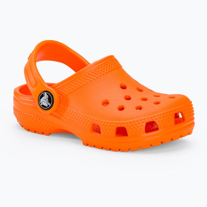 Crocs Classic Clog T orange zing Kinder-Flip-Flops 2