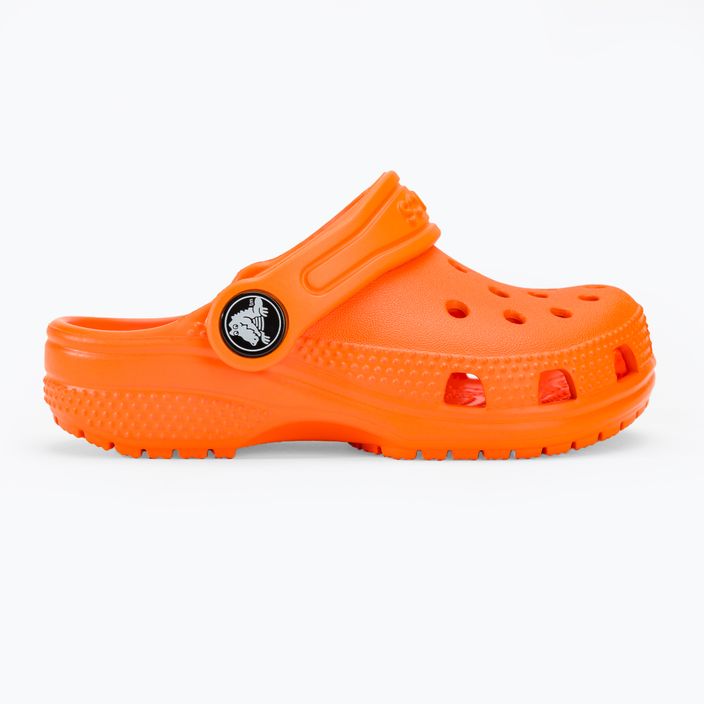 Crocs Classic Clog T orange zing Kinder-Flip-Flops 3