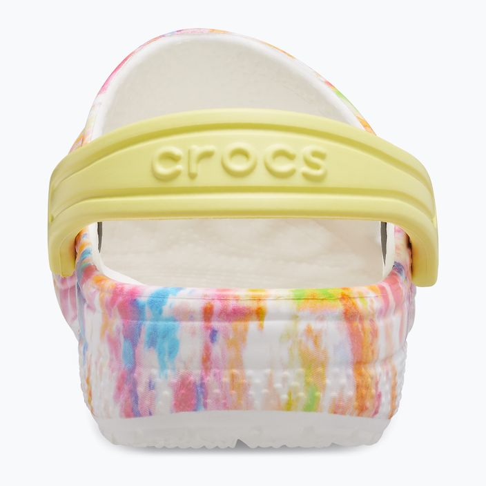 Crocs Classic Tie-Dye Graphic Clog T weiß 206994-83B Pantoletten für Kinder 14