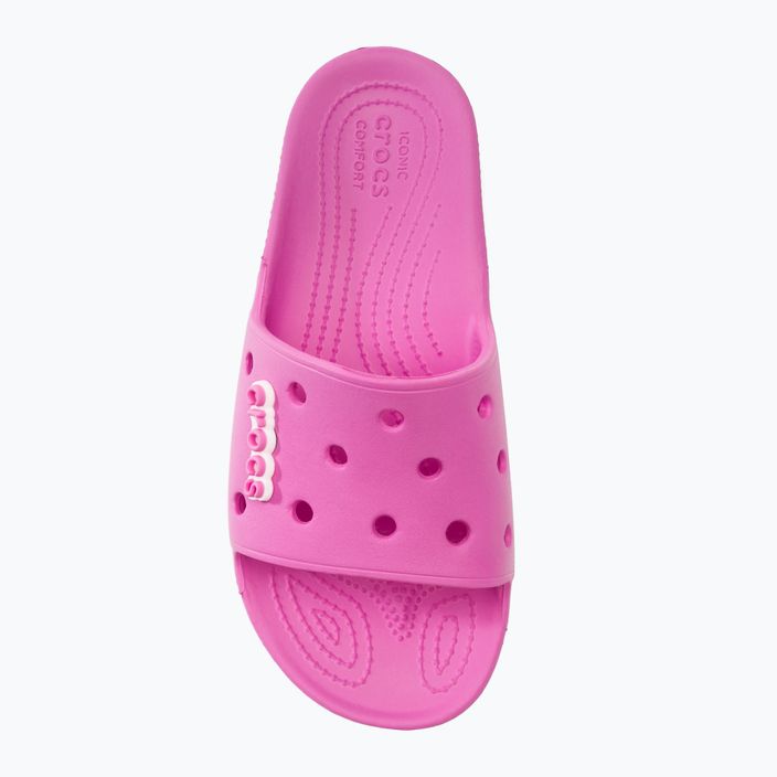 Crocs Classic Crocs Slide Flip Flops taffy rosa 6
