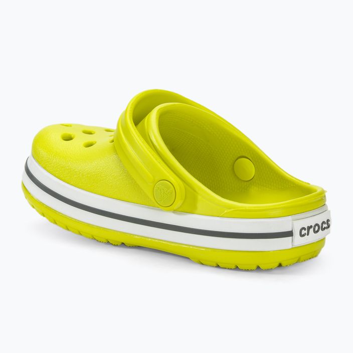 Crocs Crocband Clog Kinder Flip-Flops Zitrus/Grau 4