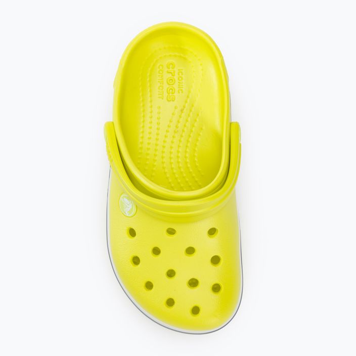 Slides Schlappen  Kinder Crocs Crocband Clog citrus/grey 6