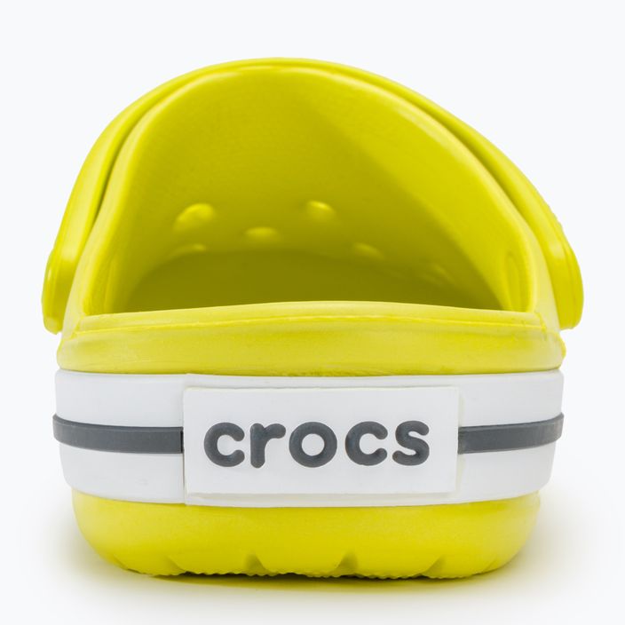 Slides Schlappen  Kinder Crocs Crocband Clog citrus/grey 7