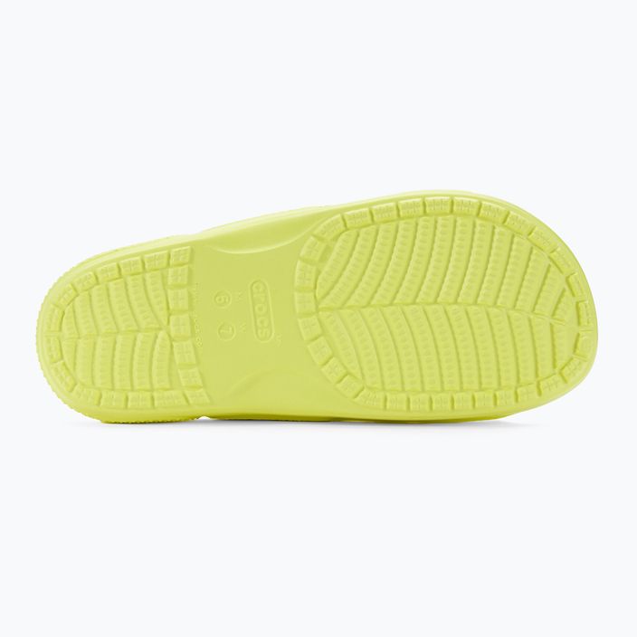 Crocs Klassische Sandale giallo chiaro Pantoletten 5