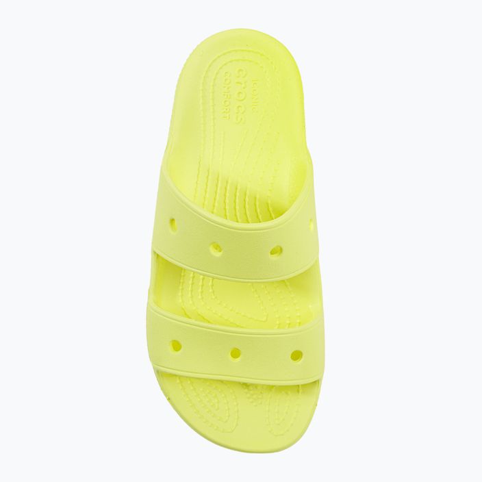 Crocs Klassische Sandale giallo chiaro Pantoletten 6