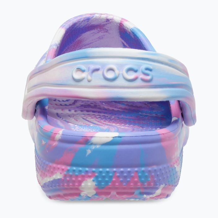 Crocs Classic Marbled Clog K Kinder-Pantoletten in der Farbe 207464-102 14