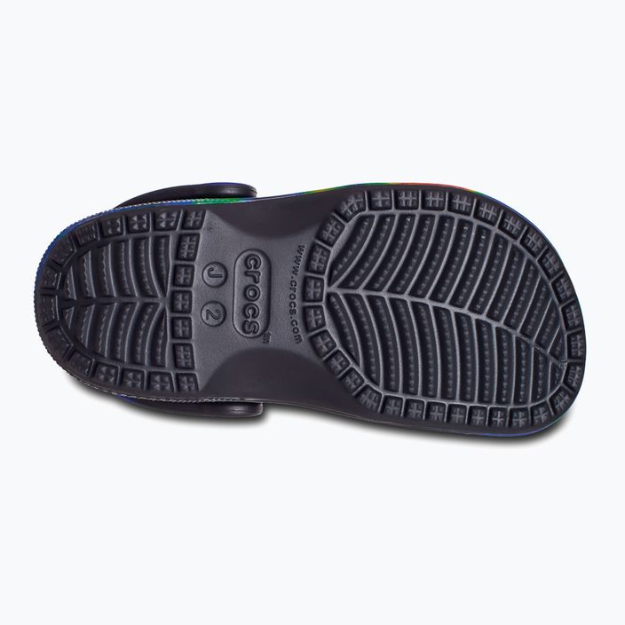 Slides Schlappen  Kinder Crocs Classic Solarized Clog black/navy 12