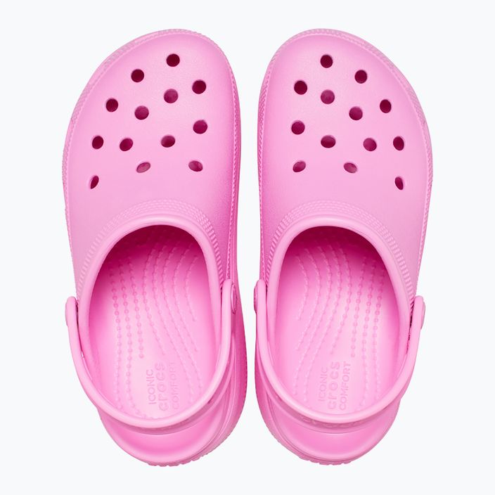 Crocs Cutie Crush Kinder-Flip-Flops taffy rosa 12