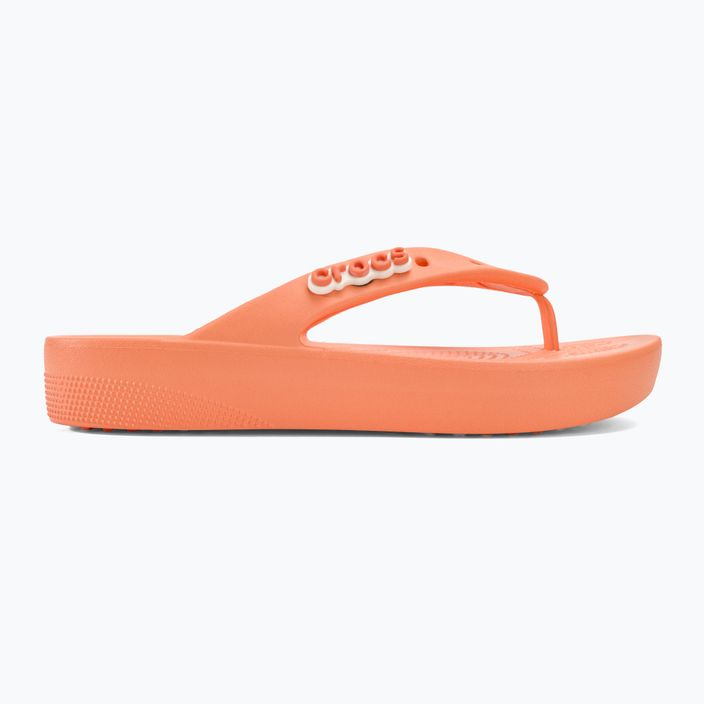 Flip-Flops Damen Crocs Classic Platform papaya 2