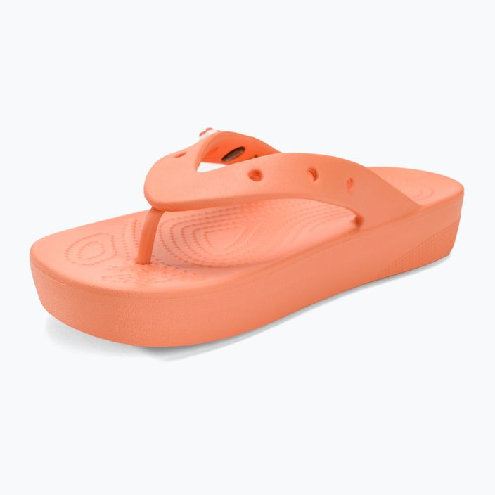 Flip-Flops Damen Crocs Classic Platform papaya 7