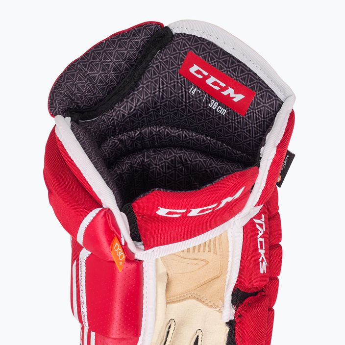 CCM Tacks 4R Pro2 SR Hockeyhandschuhe rot 4