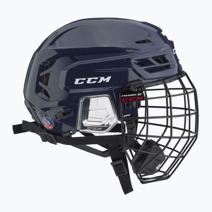 CCM Tacks 210 Combo Hockey Helm navy 3
