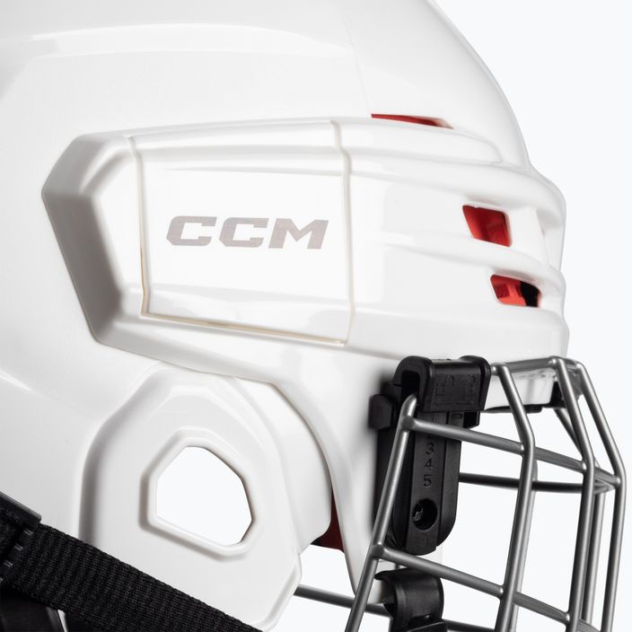 CCM Tacks 70 Combo Kinder Hockey Helm weiß 4109867 7