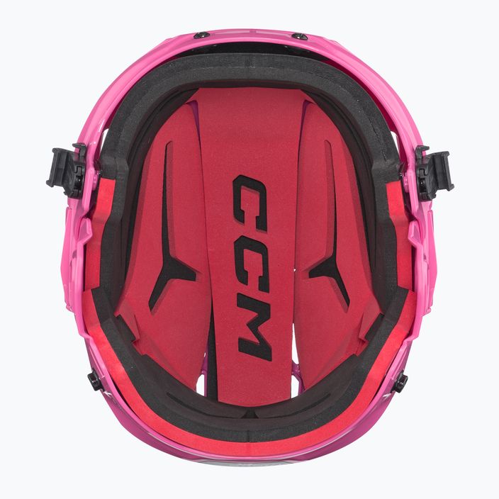 CCM Tacks 70 Combo rosa Kinder-Hockeyhelm 5