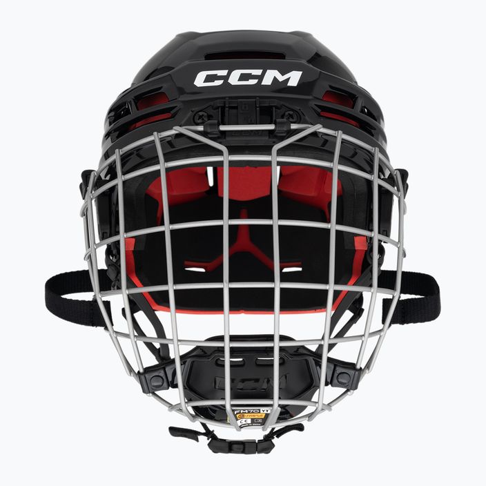 CCM Tacks 70 Combo Kinder Hockey Helm schwarz 2