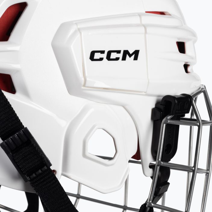 CCM Tacks 70 Combo Junior Hockey Helm weiß 4109872 7