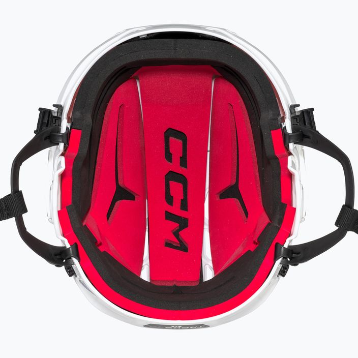 CCM Tacks 70 Combo Junior Hockey Helm weiß 4109872 12