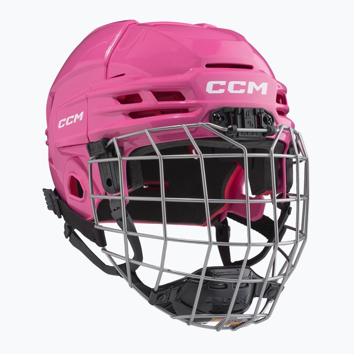 CCM Tacks 70 Combo rosa Kinder-Hockeyhelm