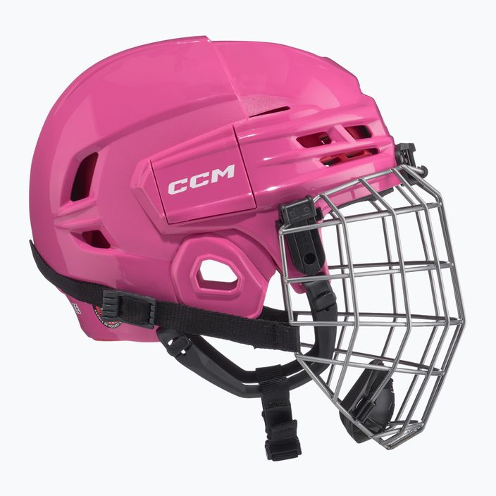 CCM Tacks 70 Combo rosa Kinder-Hockeyhelm 3