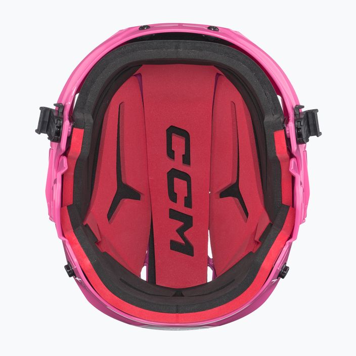 CCM Tacks 70 Combo rosa Kinder-Hockeyhelm 5