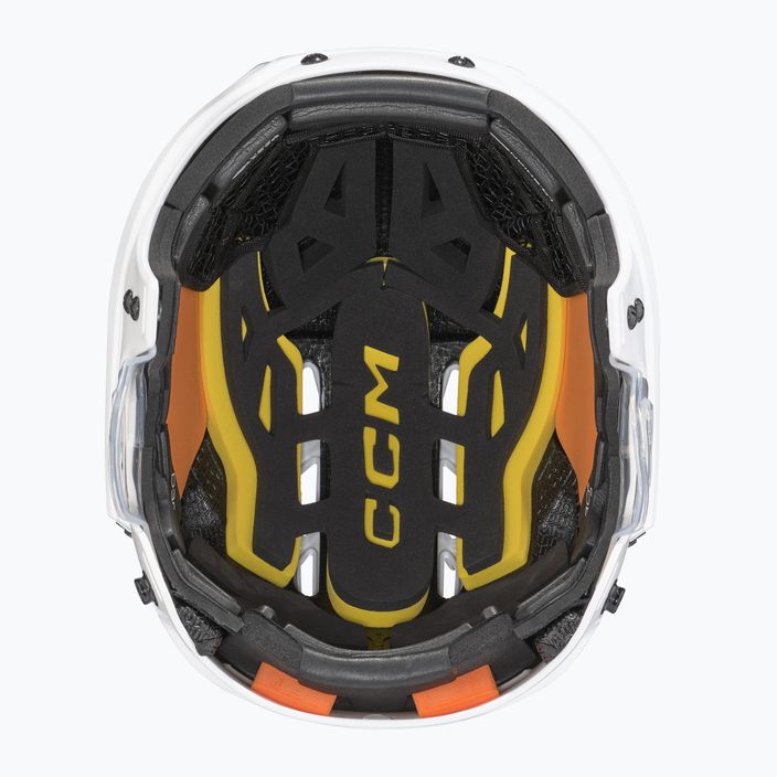 CCM Tacks 720 weißer Eishockeyhelm 5