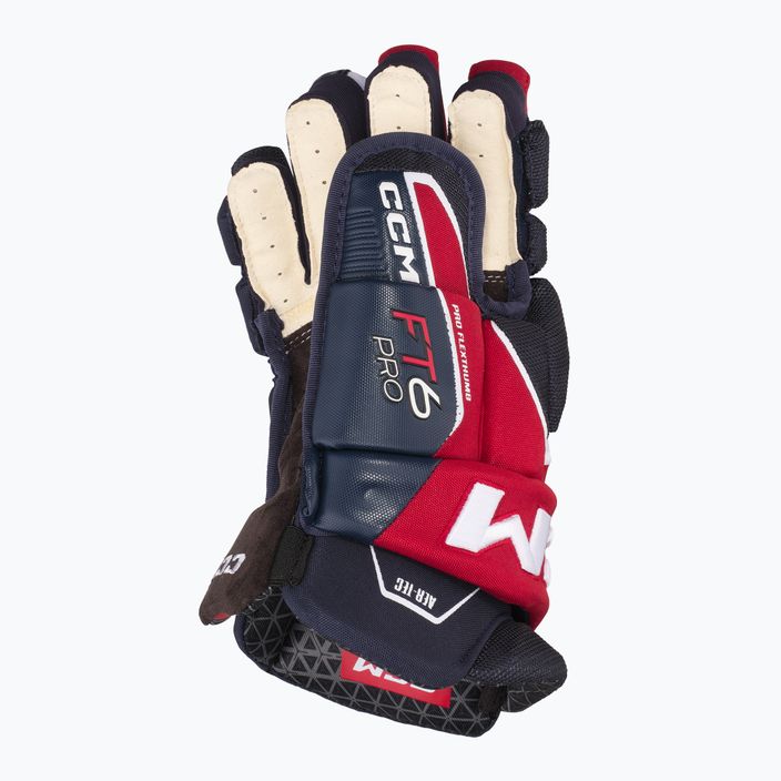 CCM JetSpeed FT6 Pro SR navy/rot/weiß Hockeyhandschuhe 3