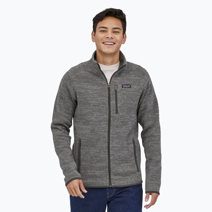 Herren Patagonia Better Sweater Fleece-Trekking-Sweatshirt nickel