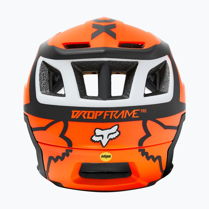 FOX Dropframe Pro Fahrradhelm Dvide orange und schwarz 29396 11