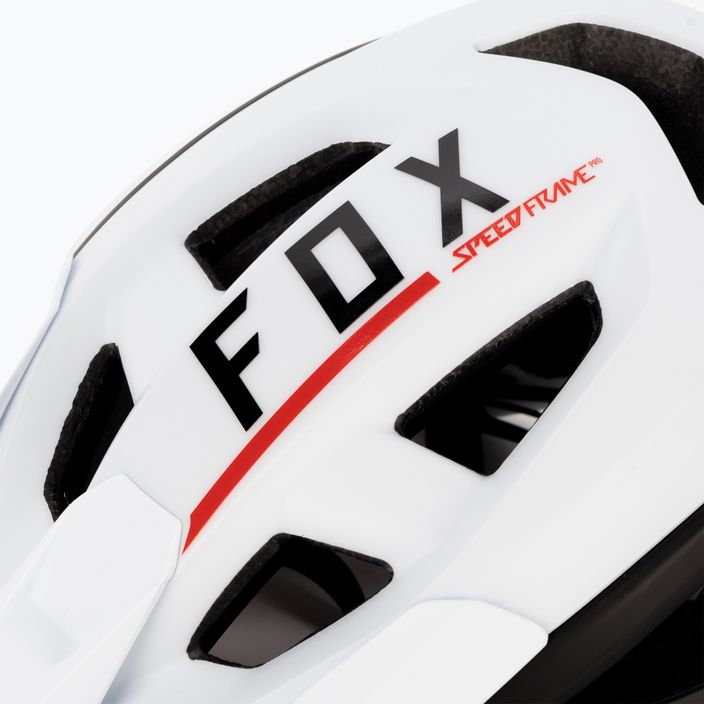 Fahrradhelm Fox Racing Speedframe Pro Blocked schwarz-weiß 29414_58 7