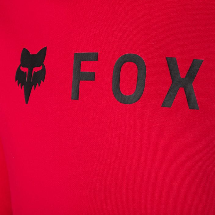 Herren Radfahren Sweatshirt Fox Racing Absolute Flamme rot 6